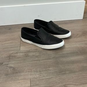Sperry slip on shoes size 8 black